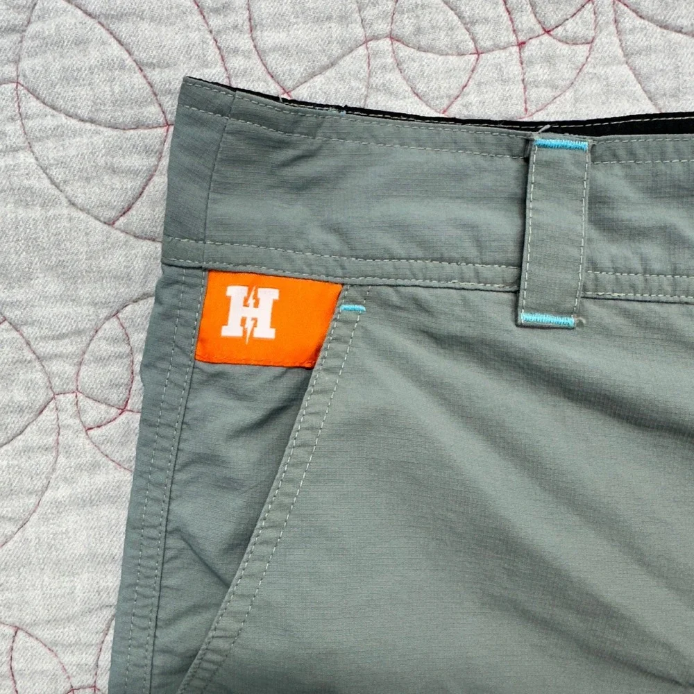 Howler Brothers Horizon Hybrid Shorts Gray Nylon / Mens 38
